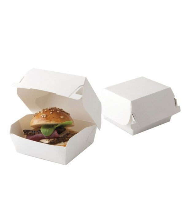 Amnotplastic-eco-friendly-disposable-Kraft-paper-burger-box-white