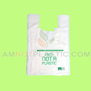 eco-friendly cornstarch compostable and biodegradable non plastic carry bags