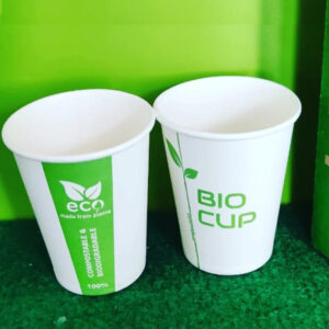 Eco-friendly PLA coated bio compostable cups